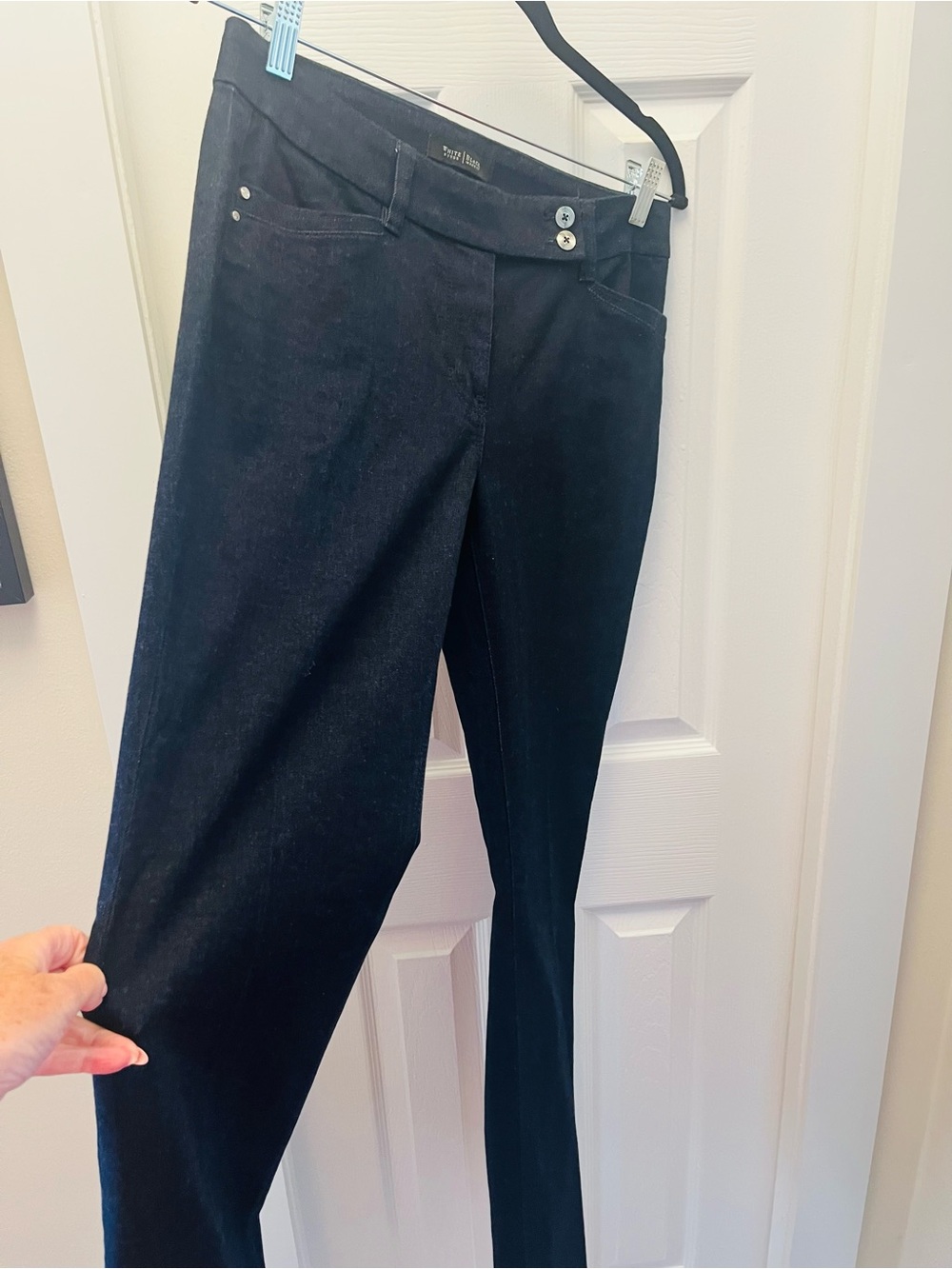 New without tags White House Black Market blue Skinny Ponte Pants